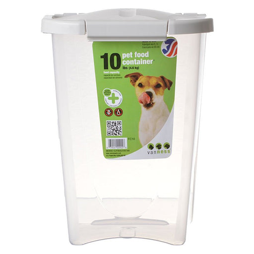 1 count Van Ness Pet Food Container for Dogs, Cats, Birds and Small Animals