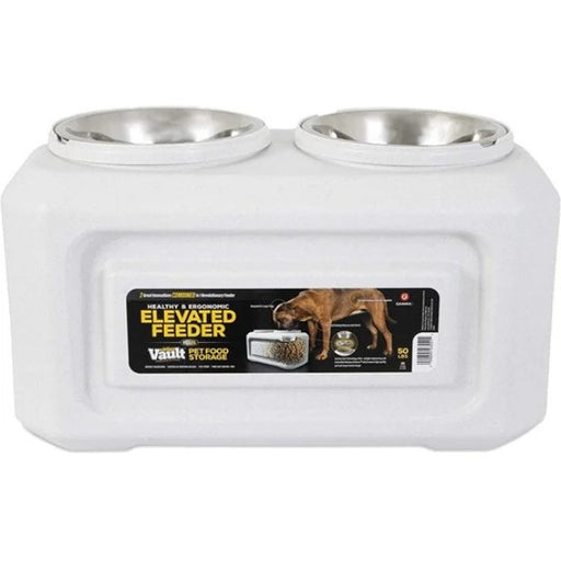 1 count Gamma2 Elevated Dog Feeder with Storage