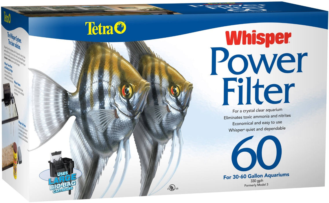 60 gallon Tetra Whisper Power Filter for Aquariums