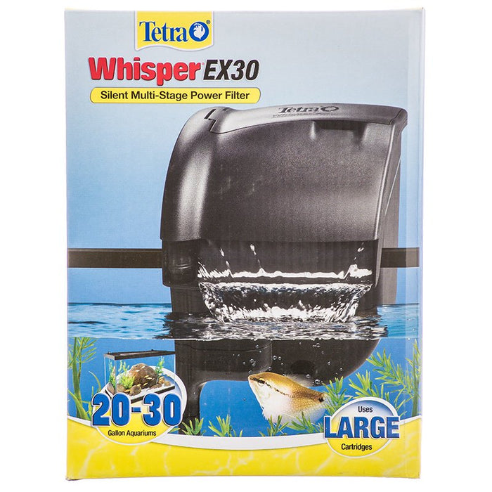 30 gallon Tetra Whisper EX Silent Multi-Stage Power Filter for Aquariums