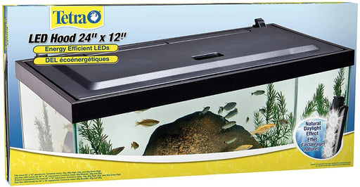 24"L x 12"W Tetra LED Hood for Aquariums