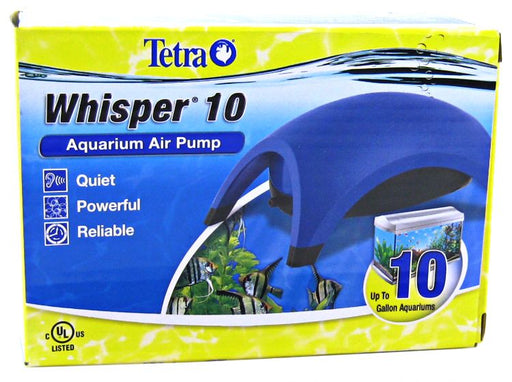 10 gallon Tetra Whisper Aquarium Air Pump