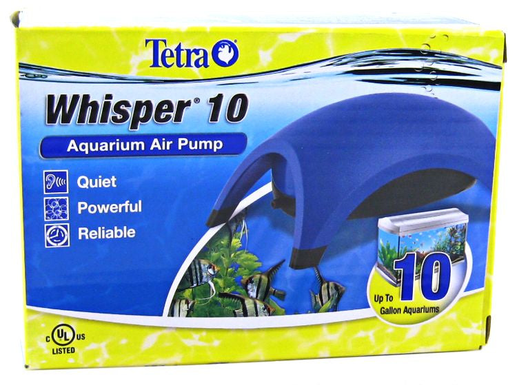 10 gallon Tetra Whisper Aquarium Air Pump