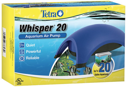 20 gallon Tetra Whisper Aquarium Air Pump