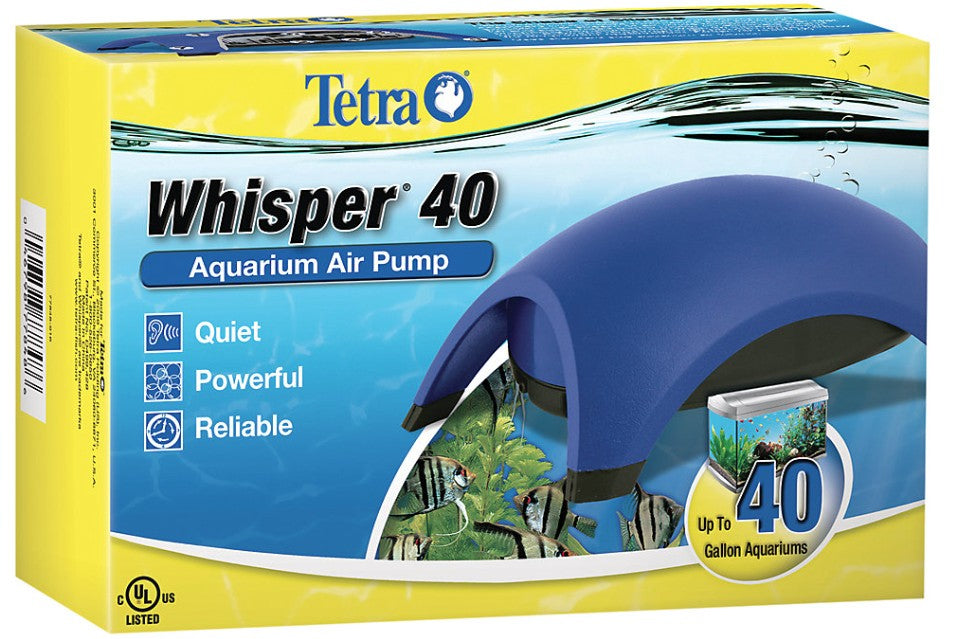 40 gallon Tetra Whisper Aquarium Air Pump