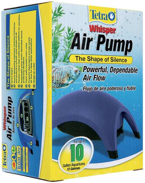 10 gallon Tetra Whisper Aquarium Air Pump (Non-UL)