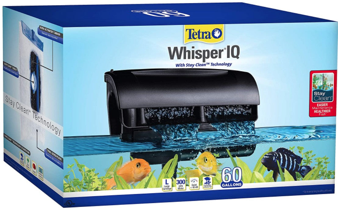 60 gallon Tetra Whisper IQ Power Filter