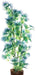 8" tall GloFish Plastic Aquarium Plant Green/Blue