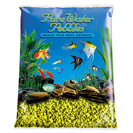 5 lb Pure Water Pebbles Aquarium Gravel Daffodil