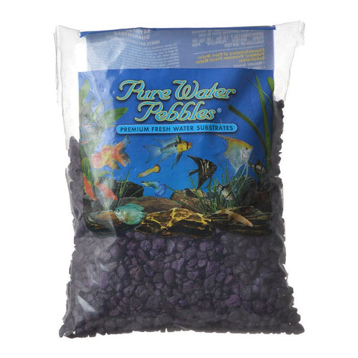 2 lb Pure Water Pebbles Aquarium Gravel Purple Passion
