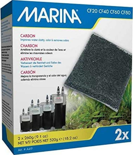 2 count Marina Canister Filter Replacement Carbon