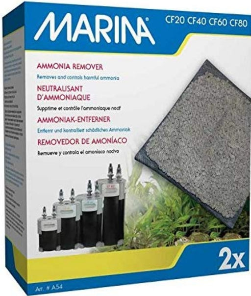 2 count Marina Canister Filter Replacement Zeolite Ammonia Remover