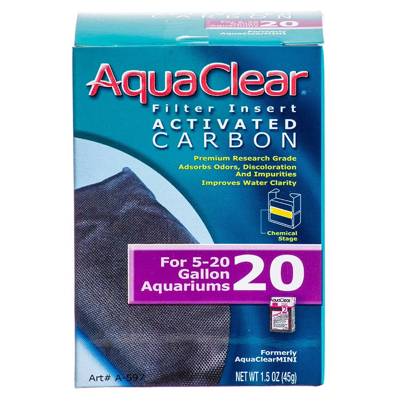 20 gallon - 1 count AquaClear Filter Insert Activated Carbon