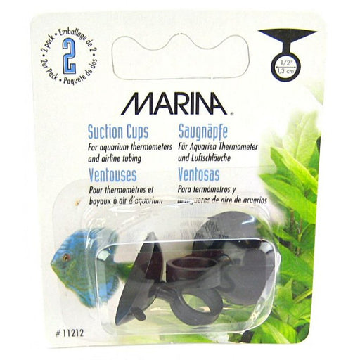 2 count Marina Thermometer and Airline Suction Cups Black