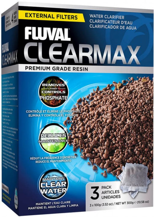 3 count Fluval Clearmax Phosphate Remove Filter Media
