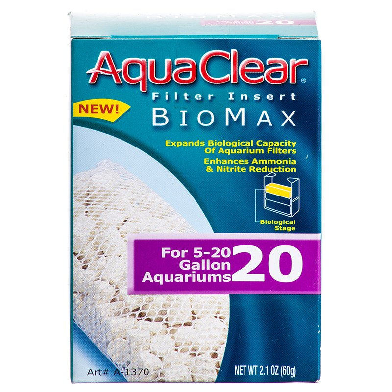 20 gallon - 1 count AquaClear BioMax Filter Insert