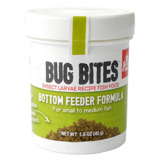 1.59 oz Fluval Bug Bites Bottom Feeder Formula Granules for Small-Medium Fish