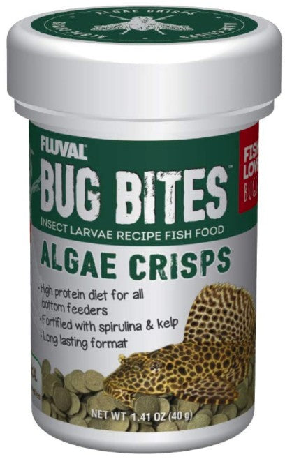 1.41 oz Fluval Bug Bites Algae Crisps