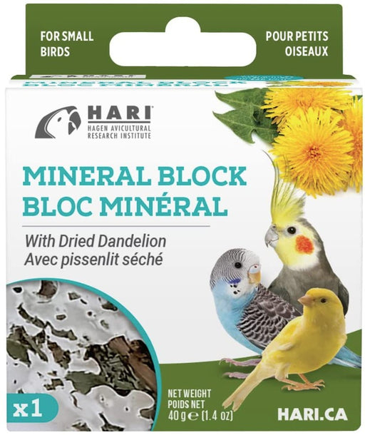 1.4 oz HARI Dandelion Mineral Block for Small Birds