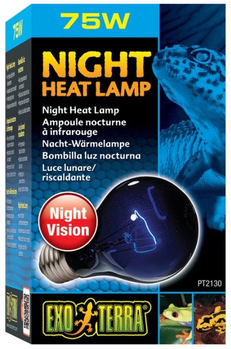 75 watt Exo Terra Night Heat Lamp for Reptiles