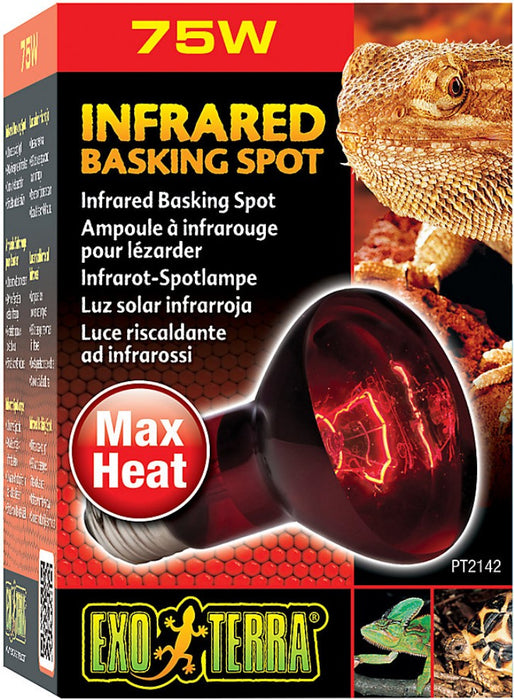 75 watt Exo Terra Heat Glo Infrared Heat Lamp