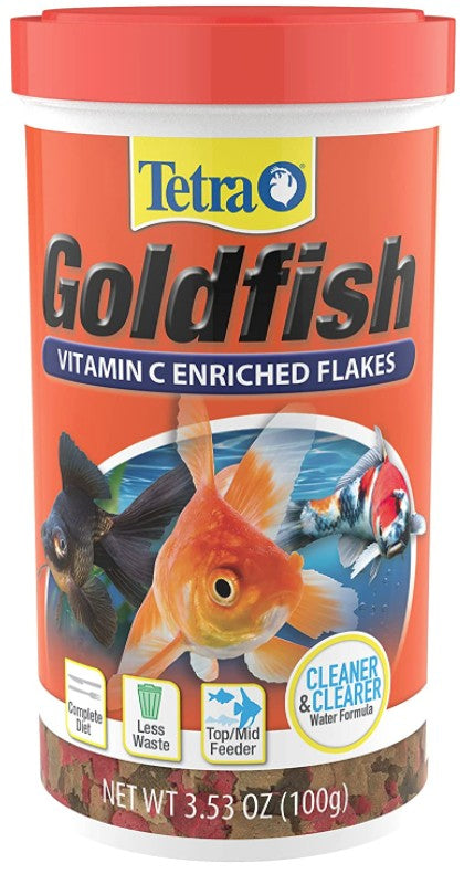 3.53 oz Tetra Goldfish Vitamin C Enriched Flakes