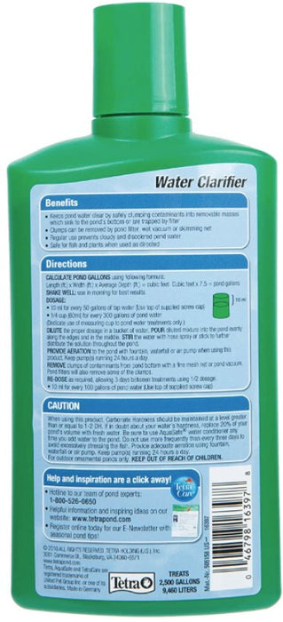 50.7 oz (3 x 16.9 oz) Tetra Pond Water Clarifier (Formerly AquaRem)