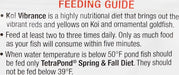 3.31 lb Tetra Pond Koi Vibrance Koi Food Premium Nutrition with Color Enhancers