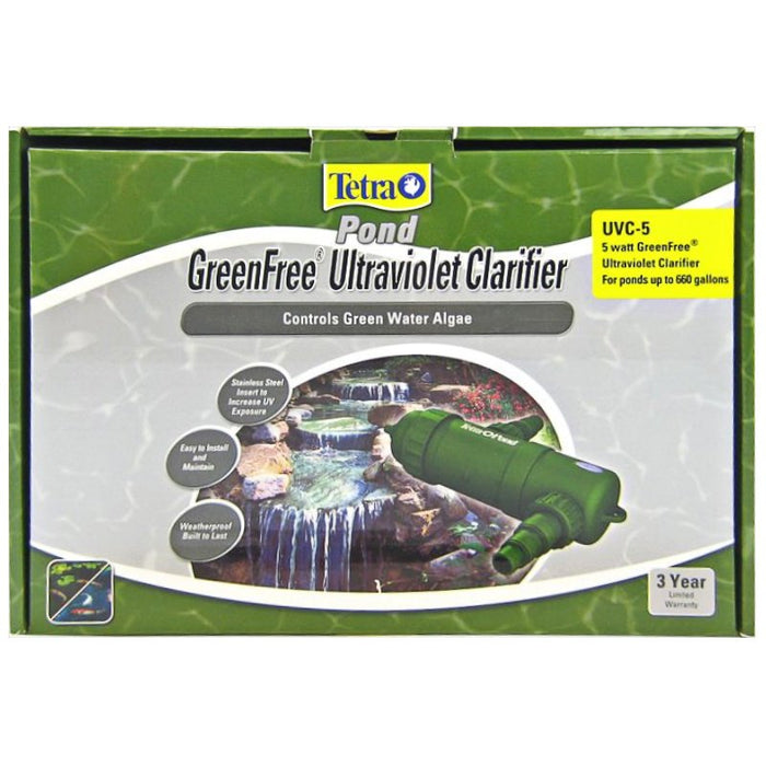 660 gallon Tetra Pond GreenFree Ultraviolet Clarifier Controls Green Water Algae in Ponds
