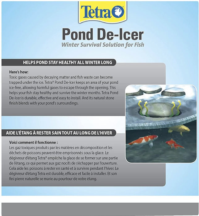 1 count Tetra Pond De-Icer Winter Survival Solution for Pond Fish