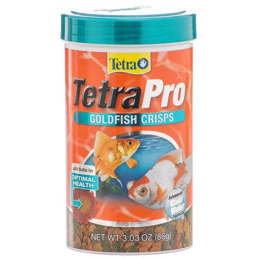 3.03 oz Tetra Pro Goldfish Crisps Fish Food for Optimal Health