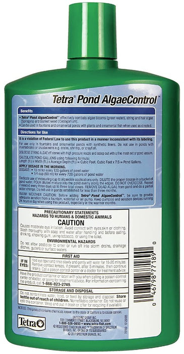33.8 oz Tetra Pond Algae Control for Green Water and String Algae