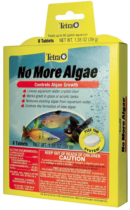 1 count Tetra No More Algae Controls Algae Growth in Aquariums