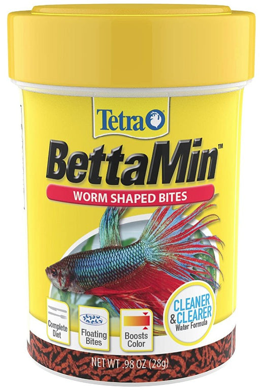 0.98 oz Tetra Betta Worm Shaped Bites
