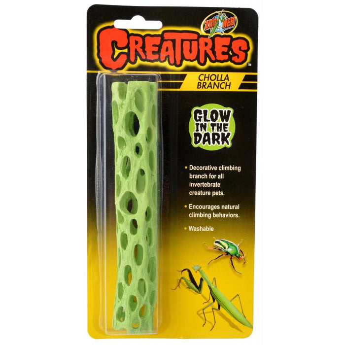 1 count Zoo Med Creatures Cholla Branch Glow in the Dark for Insects