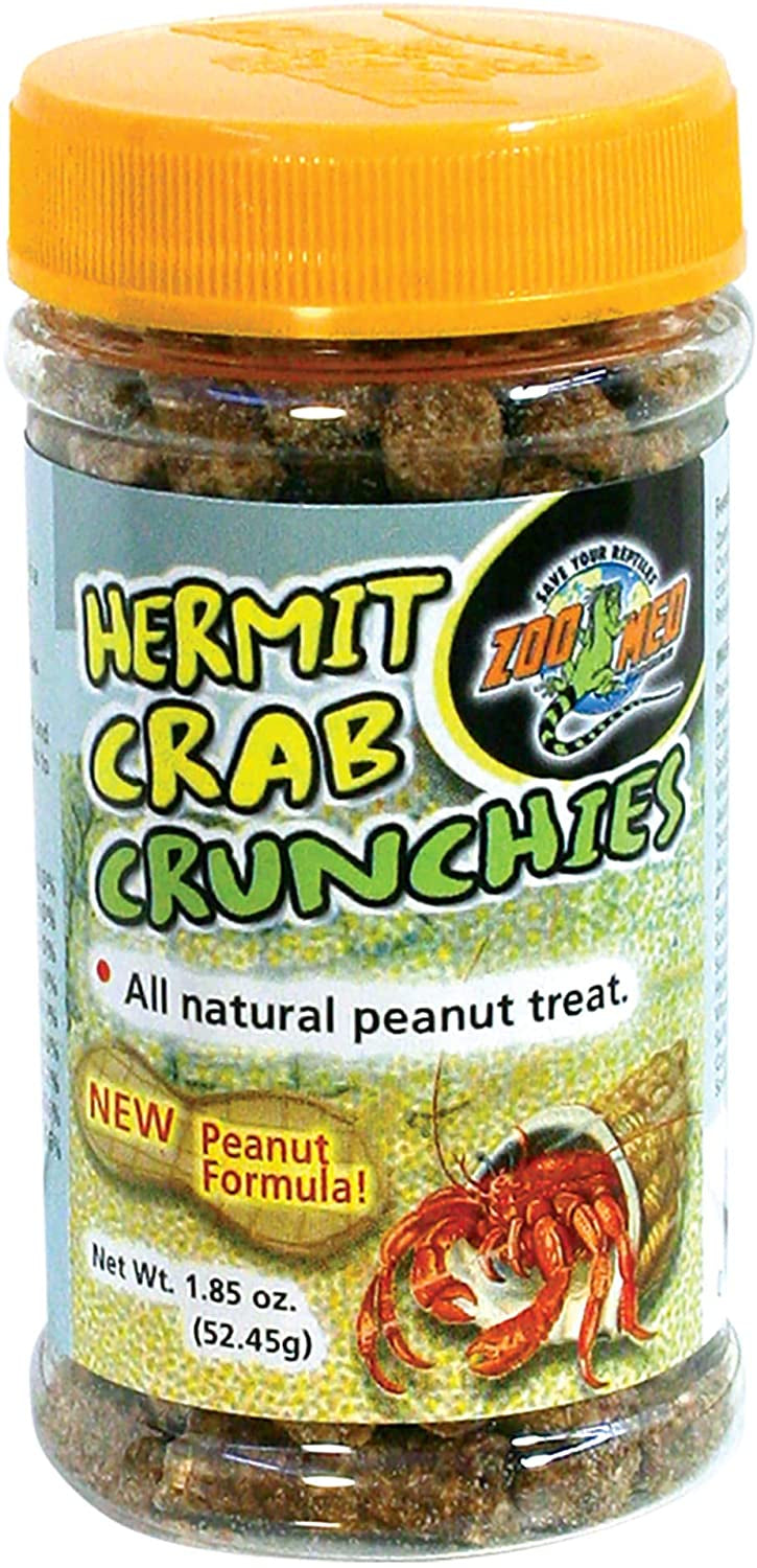 1.85 oz Zoo Med Hermit Crab Crunchies Natural Peanut Treat