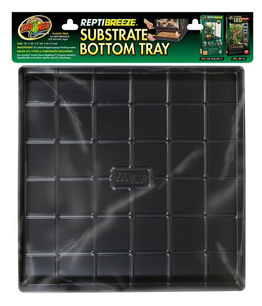 Medium - 1 count Zoo Med ReptiBreeze Substrate Bottom Tray