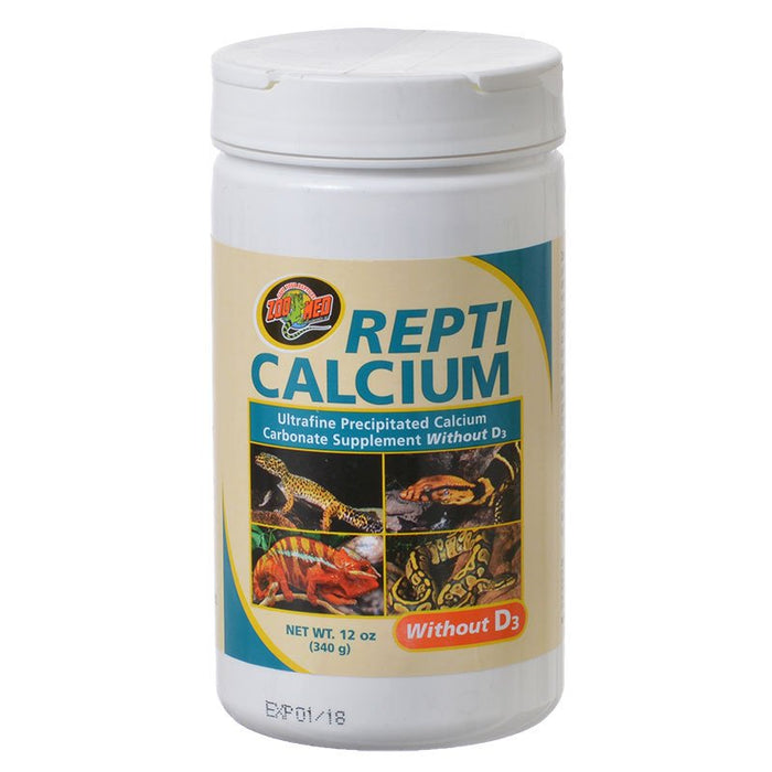 12 oz Zoo Med Repti Calcium Supplement without D3