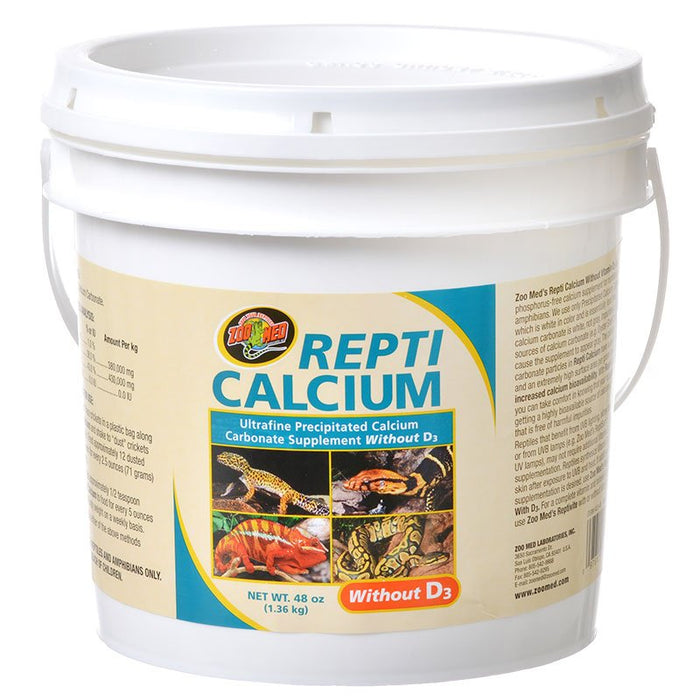 48 oz Zoo Med Repti Calcium Supplement without D3