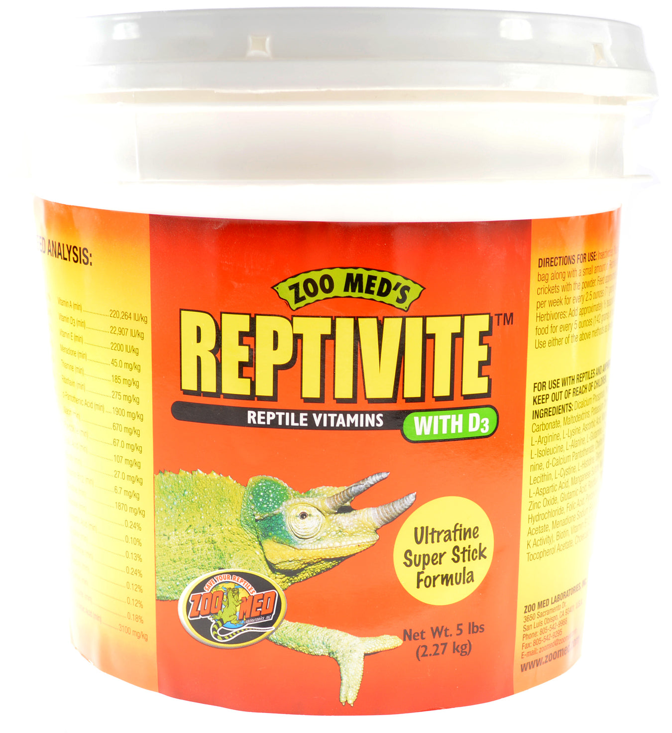 5 lbs Zoo Med Repti Calcium with D3