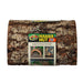 Giant - 1 count Zoo Med Habba Hut Natural Half Log Shelter for Reptiles, Amphibians, and Small Animals