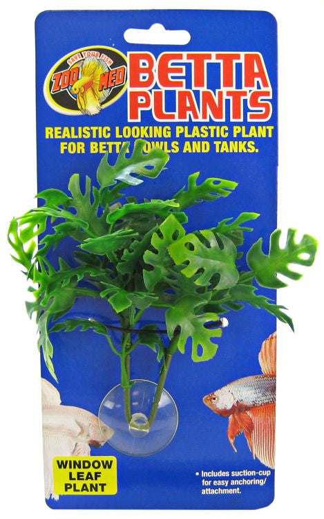 1 count Zoo Med Betta Plants Window Leaf Plant