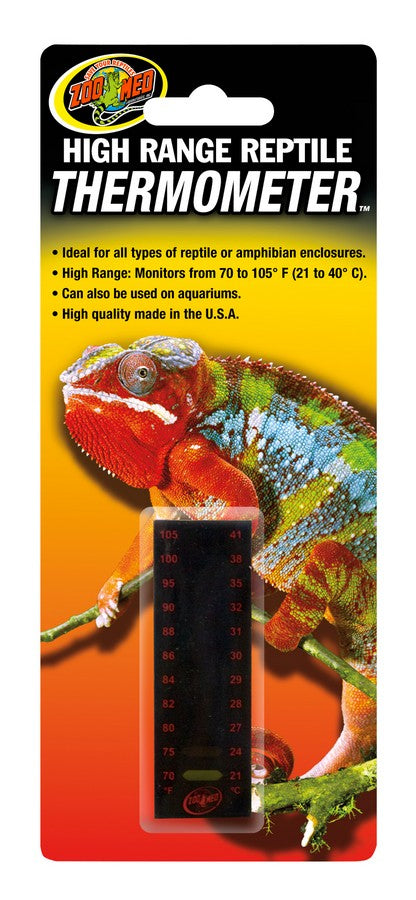 1 count Zoo Med High Range Reptile Thermometer