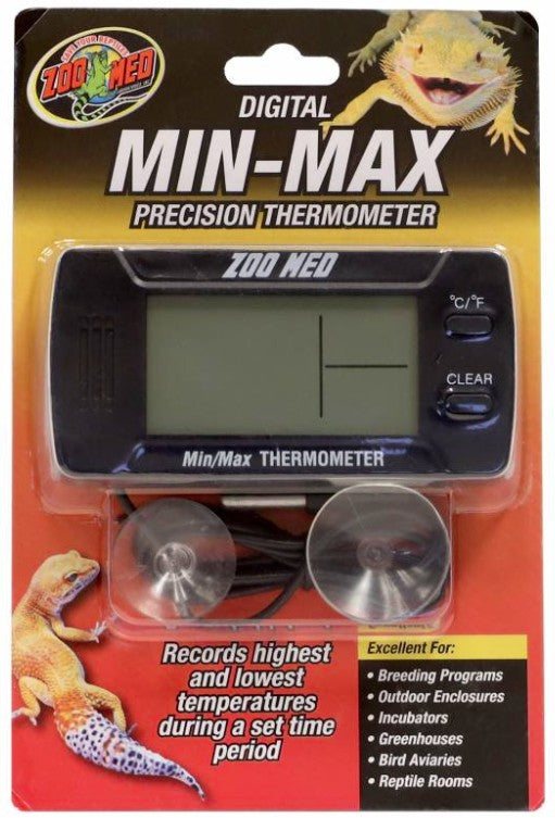 1 count Zoo Med Digital Min-Max Precision Thermometer