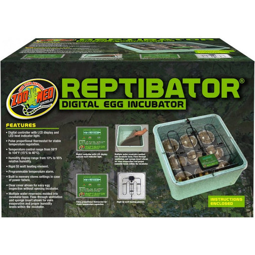 1 count Zoo Med ReptiBator Digital Egg Incubator