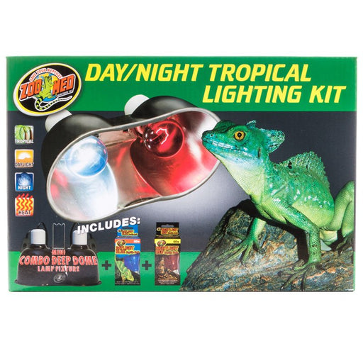 1 count Zoo Med Day/Night Tropical Lighting Kit