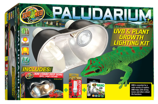 1 count Zoo Med Paludarium UVB and Plant Growth Lighting Kit