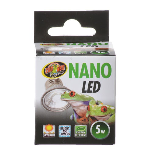 5 watt Zoo Med Nano LED Daylight Lamp for Amphibians and Reptiles