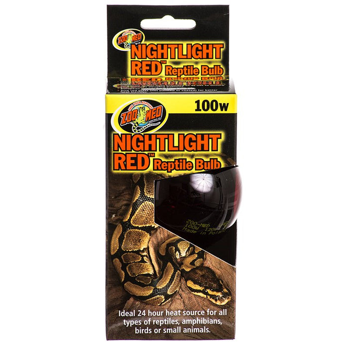 100 watt Zoo Med Nightlight Red Reptile Bulb