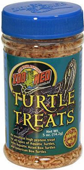 3 oz (6 x 0.5 oz) Zoo Med Turtle Treats Whole Krill High Protein Treat for All Turtles